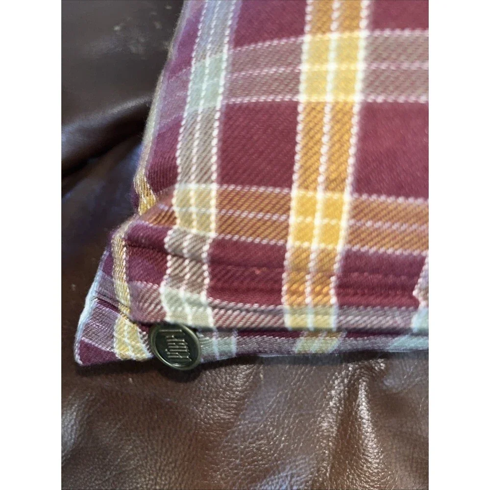 Pier 1 Imports Decorative Rectangular Throw Pillow Embroidered Beagles Fall